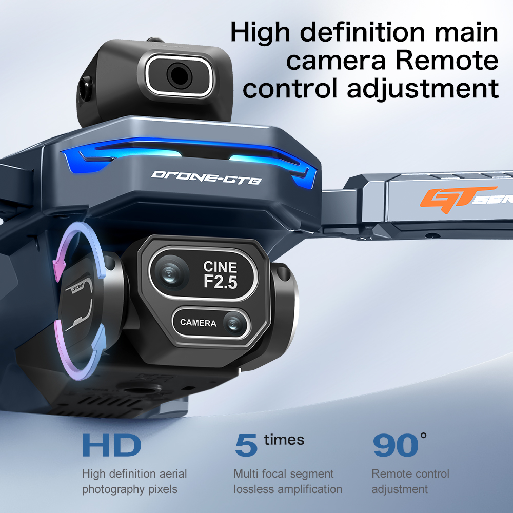 GT8 Foldable GPS RC Drone 8K H - Drone Camera Professional recension och pris