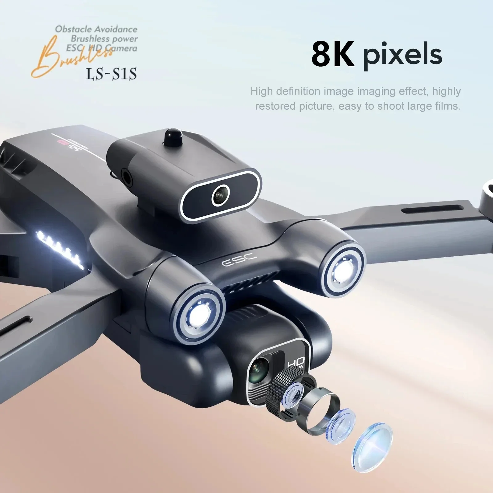 New S1S 5G GPS Drone Camera 8K - Drone Camera 4K recension och pris