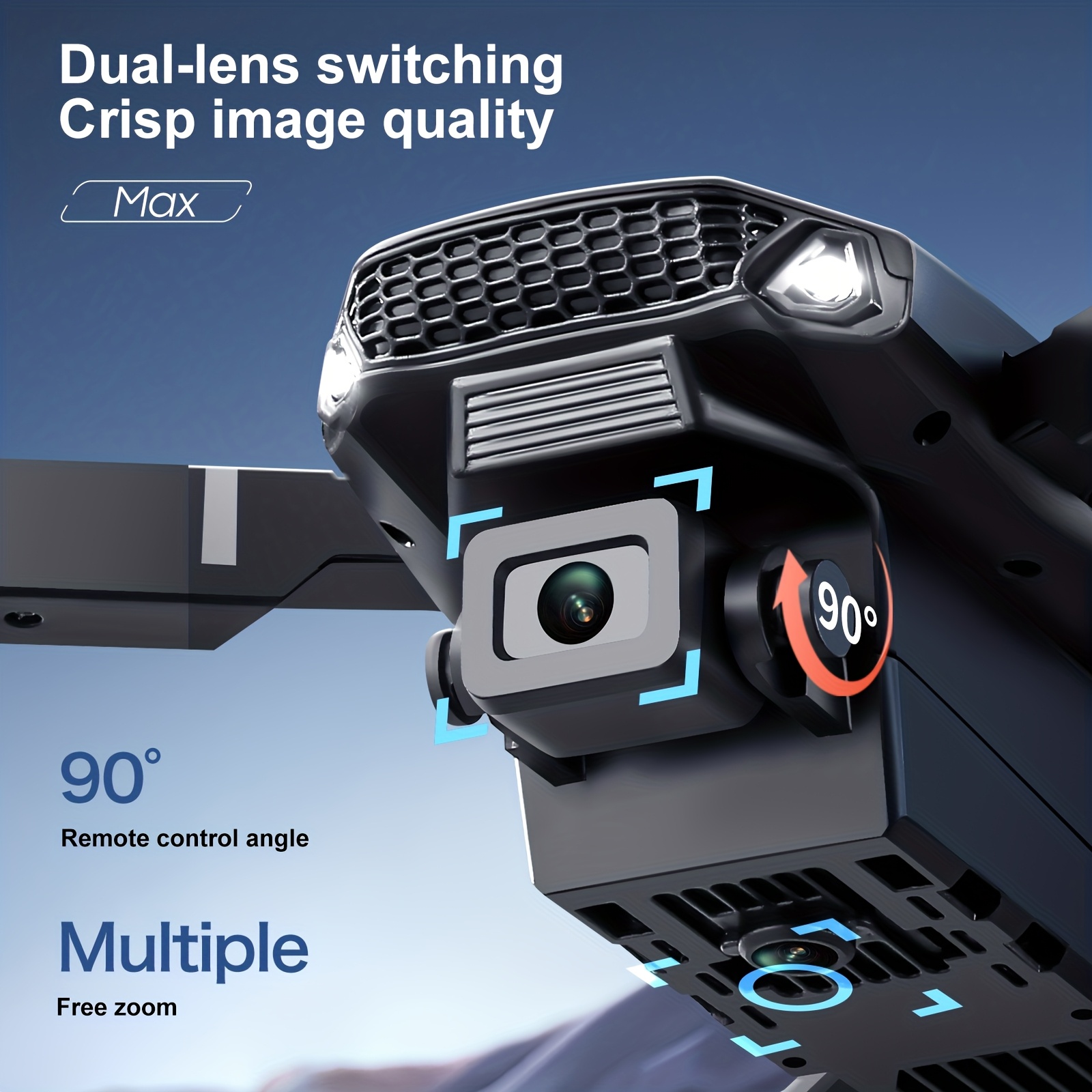 2026 Upgraded E88 PRO MAX Fold - Drone Camera 4K recension och pris
