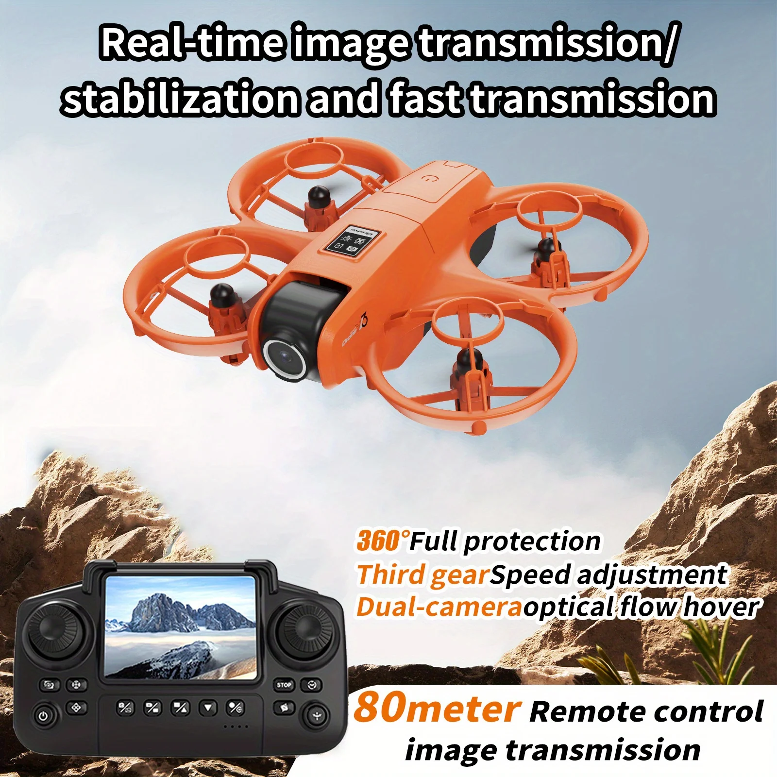 YL3 Foldable Travel Drone, HD  - Drone Camera 4K recension och pris