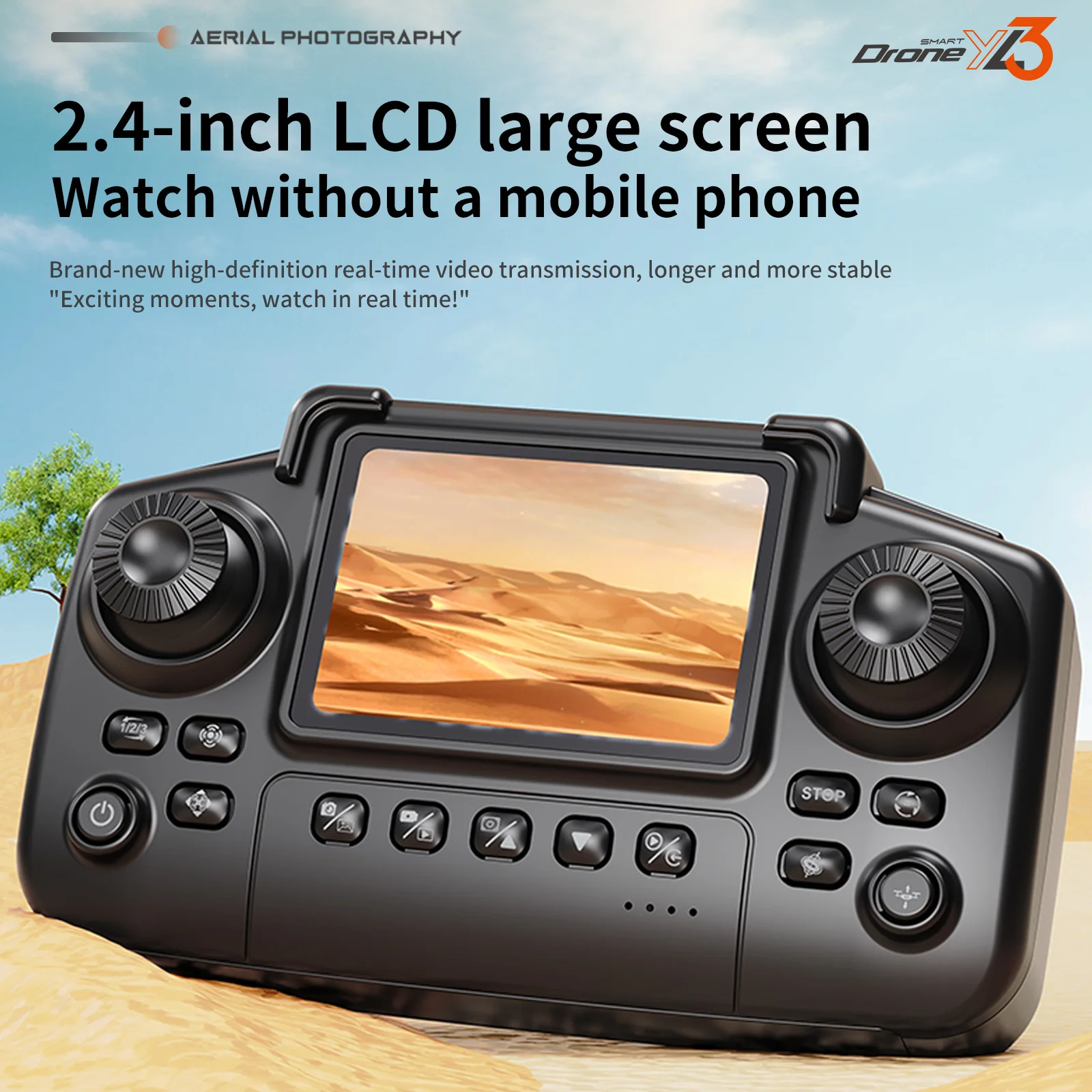 YL3 Foldable Travel Drone, HD  - Drone Camera 4K recension och pris
